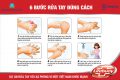 Hướng dẫn 6 bước rửa tay để phòng bệnh